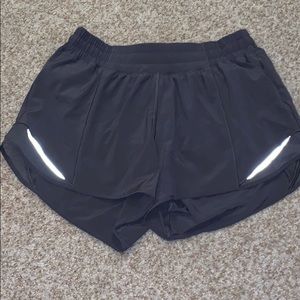 gray lululemon shorts size 8